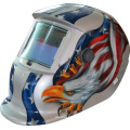 Material Welding Helmet High Quality Customize Auto-darkening PP DIN9~13 CN;ZHE PA/PP 0.1S~0.8S LYG-8623W 3/10000S 92.5mm*42.5mm